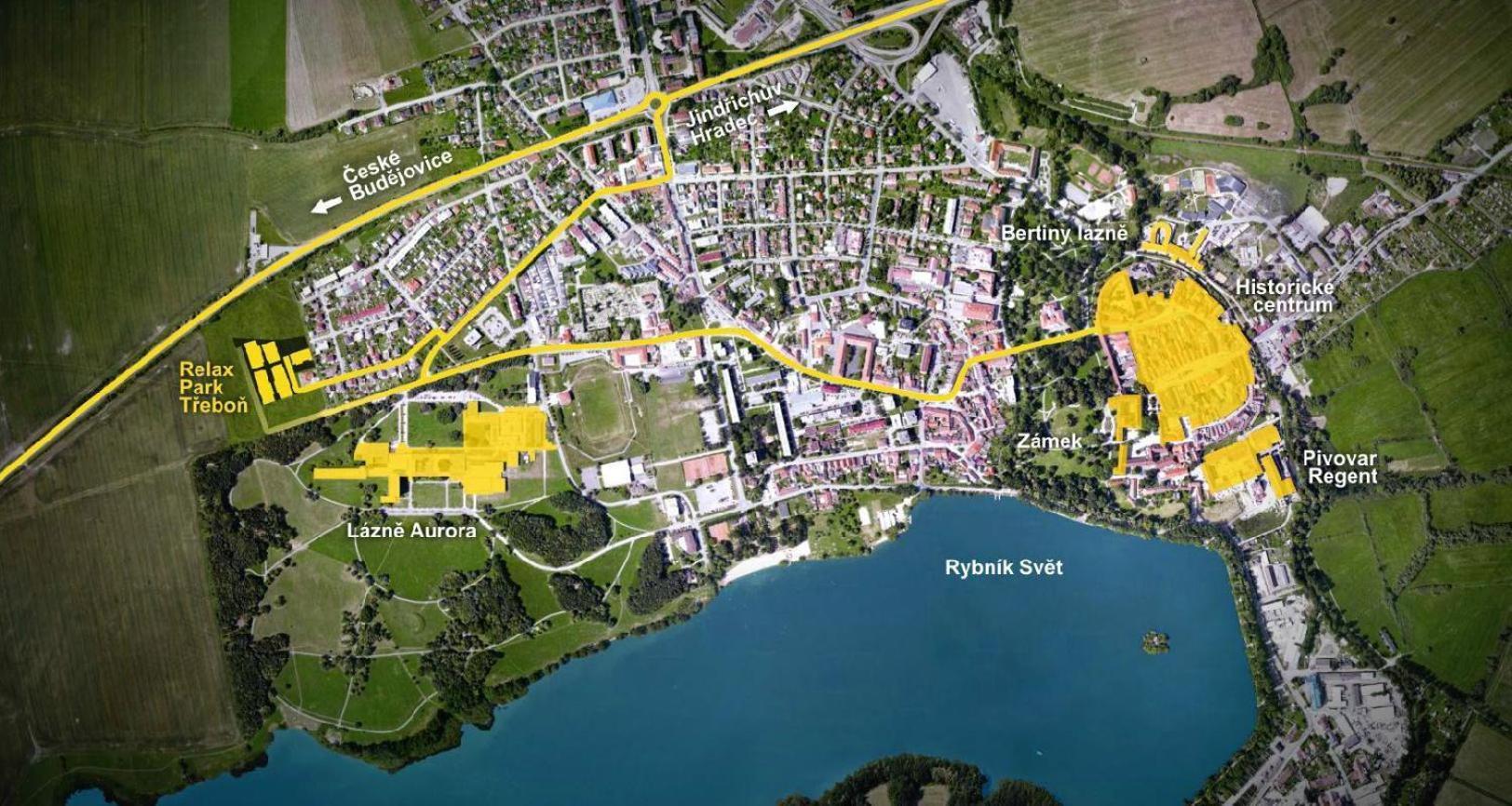 Ubytování U Aurory Trebon Exterior foto